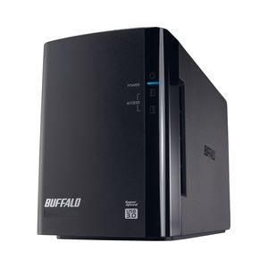 バッファロー ドライブステーション ミラーリング対応 USB3.0用 外付けHDD 2ドライブモデル8TB HD-WL8TU3／R1J HD-WL8TU3/R1J 【北海道・沖縄・離島配送不可】