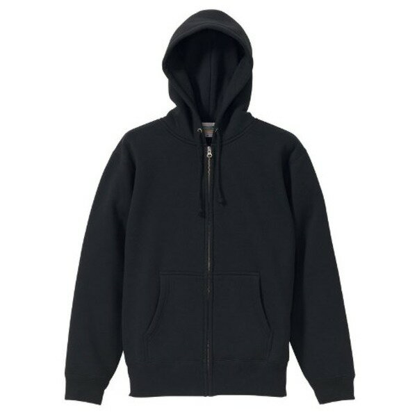 肌触りにこだわった「裏起毛」フルジップパーカー CB5620 ブラック Sサイズ【代引不可】【北海道・沖縄・離島配送不可】