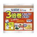 日本製紙クレシア スコッティ 3倍巻キッチンタオル 4R×12P