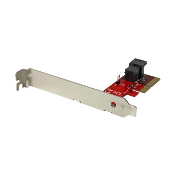 StarTech.com PCI Expressカード PCIe NVMe U.2 SSDアダプター PEX4SFF86431個 【北海道・沖縄・離島配送不可】