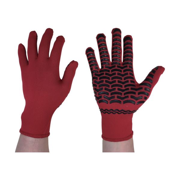 （まとめ） 勝星産業 FITゴムライナー レッド S 008-R-S 1双 〔×5セット〕 【北海道・沖縄・離島配送不可】