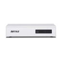 BUFFALO バッファロー 10/100Mbps対応スイッチングHub 金属筐体/電源内蔵モデル(5ポート) ホワイト LSW4-TX-5NS/WHD 【北海道・沖縄・離島配送不可】(2)
