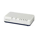 BUFFALO バッファロー Giga対応 スイッチングハブ 5ポート ホワイト LSW6-GT-5EP/WH 【北海道・沖縄・離島配送不可】(2)