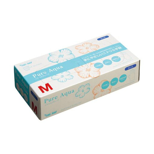 (まとめ) 川西工業ニトリルグローブ ピュアアクア 粉なし M ブルー #2068 1箱(100枚) 〔×5セット〕 【北海道・沖縄・離島配送不可】 (まとめ) 川西工業ニトリルグローブ ピュアアクア 粉なし M ブルー #2068 1箱(100枚) 〔×5セット〕 【北海道・沖縄・離島配送不可】