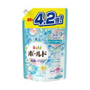 (まとめ) P&Gボールドジェル 爽やかフレッシュフラワーサボンの香り つめかえ用 ウルトラジャンボサイズ 1680g 1パック 〔×5セット〕 【北海道・沖縄・離島配送不可】(3)