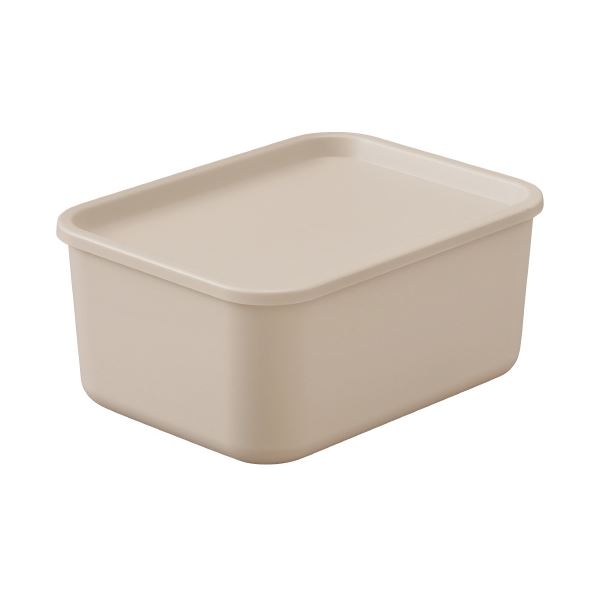 （まとめ）アイリスオーヤマ フタ付き積み重ねボックス29 ピンク（×3セット）