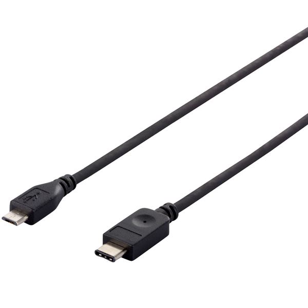 バッファロー(サプライ) USB2.0ケーブル(C to microB) 2m ブラック BSUCMB220BK【代引不可】【北海道・沖縄・離島配送不可】