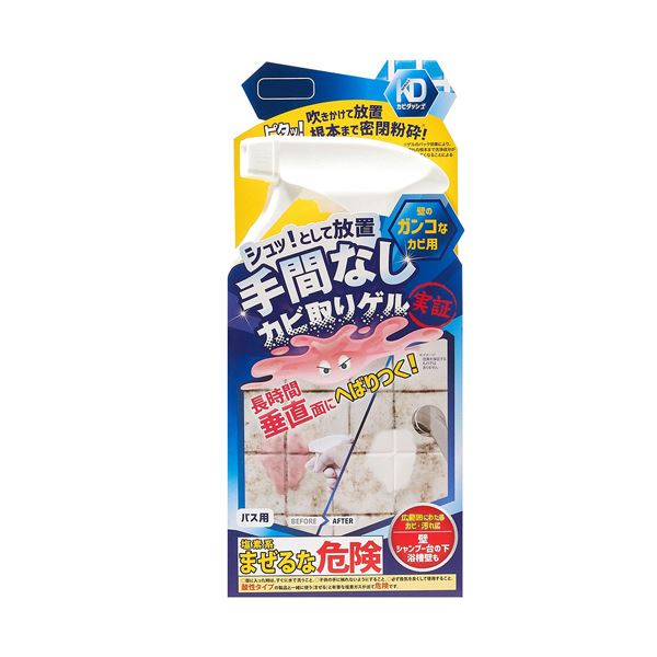 （まとめ） リベルタカビダッシュ 壁ピタッ！ゲルスプレー 300ml 1本 〔×3セット〕 【北海道・沖縄・離島配送不可】