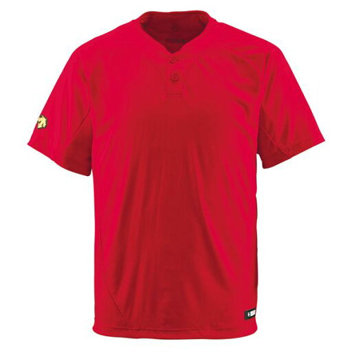 デサント(DESCENTE) ベースボールシャツ(2ボタン) (野球) DB201 レッド S【代引不可】【北海道・沖縄・離島配送不可】 デサント(DESCENTE) ベースボールシャツ(2ボタン) (野球) DB201 レッド S【代引不可】【北海道・沖縄・離島配送不可】