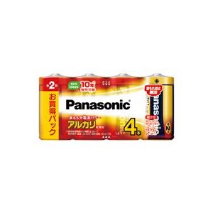 (まとめ)Panasonic パナソニック アルカリ乾電池 金 単2形(4本) LR14XJ/4SW 〔×6セット〕 【北海道・沖縄・離島配送不可】 (まとめ)Panasonic パナソニック アルカリ乾電池 金 単2形(4本) LR14XJ/4SW 〔×6セット〕 【北海道・沖縄・離島配送不可】