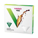 〔10セット〕 HARIO V60用ペーパーフィルター03W 1〜6杯用 40枚入 VCF-03-40WX10 【北海道・沖縄・離島配送不可】