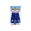 (業務用40セット)ショーワグローブ ゴム手袋ブルーフィット Mサイズ 181【代引不可】【北海道・沖縄・離島配送不可】