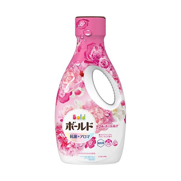 （まとめ） P＆Gボールドジェル 華やかプレミアムブロッサムの香り 本体 640g 1本 〔×10セット〕 【北海道・沖縄・離島配送不可】