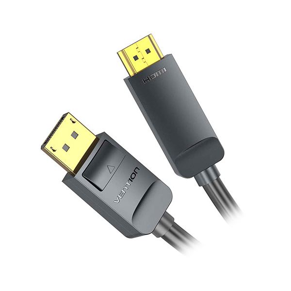 VENTION 4K DisplayPort to HDMIケーブル 5m ブラック HA-3295 【北海道・沖縄・離島配送不可】