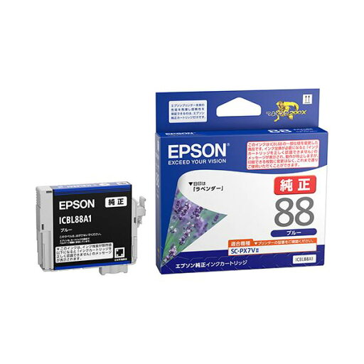 純正品 EPSON インクジェットカートリッジICBL88A1ブルー 純正品 EPSON インクジェットカートリッジICBL88A1ブルー