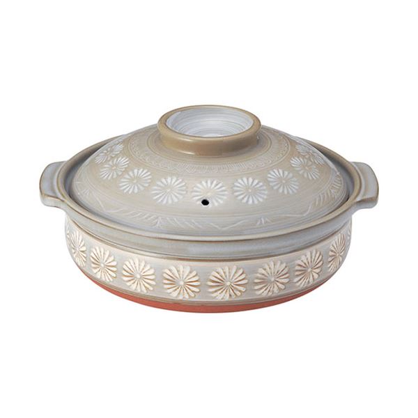 三陶 銀峯花三島9号深鍋 ガス火専用 MMT10913 【北海道・沖縄・離島配送不可】