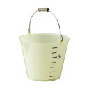 〔20セット〕 メモリ付きポリバケツ/清掃用品 〔8L〕 ホワイト 『ペール・ペール』 〔掃除用品 ガーデニング用品 園芸〕【代引不可】【北海道・沖縄・離島配送不可】(3)