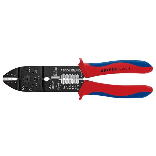 KNIPEX（クニペックス）9721-215 クリンピングプライヤー （SB）【代引不可】【北海道・沖縄・離島配送不可】