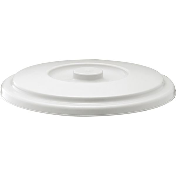 〔20セット〕 ポリバケツ/清掃用品 〔フタのみ単品〕 15SB用蓋 ライトグレー 丸型 『ベルク』 〔家庭用品 掃除用品 業務用〕【代引不可】【北海道・沖縄・離島配送不可】