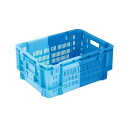 業務用コンテナボックス/食品用コンテナー 〔NF-M50〕 ダークブルー/ブルー 材質:PP【代引不可】【北海道・沖縄・離島配送不可】(3)