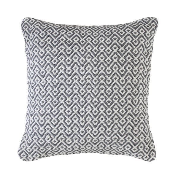 シンプル柄コットンクッション 〔正方形 45cm×45cm〕 TTC-337E 〔インテリアグッズ ディスプレイ用品〕..