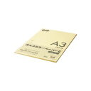 (まとめ) TANOSEE αエコカラーペーパーII A3 クリーム 少枚数パック 1冊(100枚) 〔×5セット〕【代引不可】【北海道・沖縄・離島配送不可】