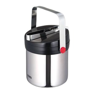 〔THERMOS サーモス〕 真空断熱 アイスペール/氷入れ 〔1.3L〕 ステンレスブラック【代引不可】【北海道・沖縄・離島配送不可】