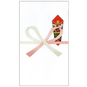 (まとめ) 赤城 のり付万円袋 祝無地 フ5151 1パック(10枚) 〔×50セット〕【代引不可】【北海道・沖縄・離島配送不可】