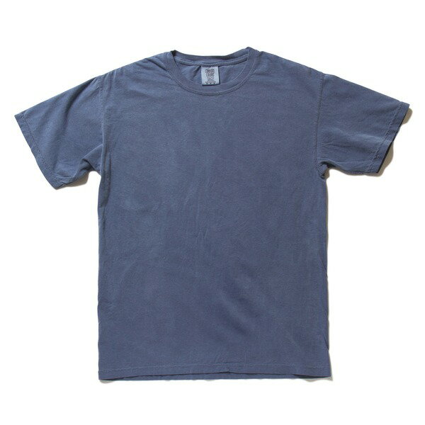 50回ウォツシュ加工ガーメント後染め6．2オンスヘビーウェイトTシャツ　ブルージーン　M【代引不可】【北海道・沖縄・離島配送不可】(4)