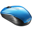 バッファロー 無線 BlueLED 3ボタン スタンダードマウス ブルー BSMBW107BL【代引不可】【北海道・沖縄・離島配送不可】(2)
