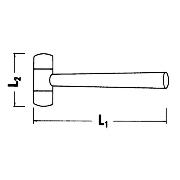STAHLWILLE（スタビレー） 10955-40 プラスチックハンマー （70160040）【代引不可】【北海道・沖縄・離島配送不可】