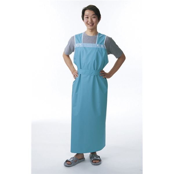 ピジョン 入浴介助エプロン 軽やか介助用エプロン(1)ロングタイプ男グリーン 102-40-8AA【代引不可】【北海道・沖縄・離島配送不可】