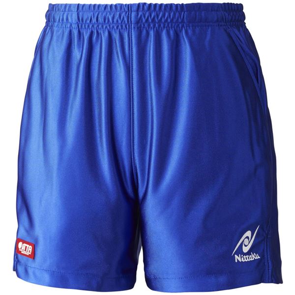 ニッタク(Nittaku)卓球パンツ RUMISTAR SHORTS(ルミスターショーツ)男女兼用 NW2503 ブルー L【代引不可】【北海道・沖縄・離島配送不可】