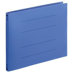 （まとめ） TANOSEE フラットファイル（再生PP） A4ヨコ 150枚収容 背幅18mm ロイヤルブルー 1パック（5冊） 〔×5セット〕【代引不可】【北海道・沖縄・離島配送不可】