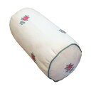 ボルスタークッション/腰枕 〔15R×30cm グリーン〕 洗えるカバー 『オロペサ』【代引不可】【北海道・沖縄・離島配送不可】