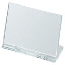 (まとめ) 光 カード立て 可動式 W100×H65mm 透明 UC1-1 1個 〔×30セット〕【代引不可】【北海道・沖縄・離島配送不可】