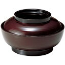 6寸 乱引三日月丼/どんぶり鉢 〔溜内黒 TA〕 直径180×高さ103(69)mm 日本製 食洗機対応 〔和食 レストラン 店舗 お店〕【代引不可】【北海道・沖縄・離島配送不可】