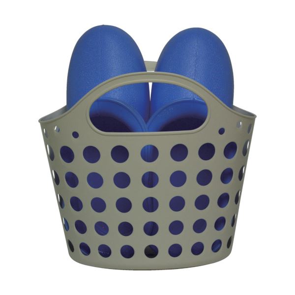 (まとめ)ミツギロン お風呂ブーツ バスケットブルー BT-19B 1個〔×5セット〕 【北海道・沖縄・離島配送不可】