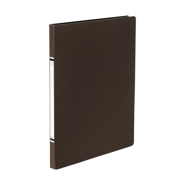 (まとめ) TANOSEE クランプファイル(紙表紙) A4タテ 100枚収容 背幅18mm 茶 1冊 〔×30セット〕【代引不可】【北海道・沖縄・離島配送不可...