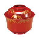 3.6寸 天竜寺椀/お椀 〔笹ちらし 内朱 TA〕 直径110×高さ99(70)mm 日本製 食洗機対応 〔和食 レストラン 店舗 お店〕【代引不可】【北海道・沖縄・離島配送不可】
