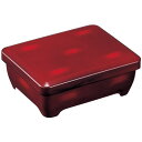 光琳丼重/重箱 〔玉虫曙内朱 A〕 176×140×67mm (156×121×46mm) 日本製 食洗機対応 〔和食 レストラン 店舗 お店〕【代引不可】【北海道・沖縄・離島配送不可】