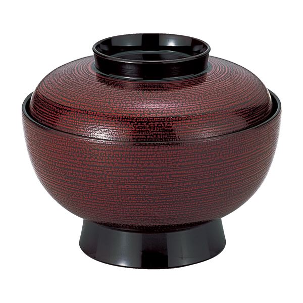 5寸 羽衣丼/どんぶり鉢 〔溜はじき刷毛目 TA〕 直径155×高さ125(88)mm 日本製 食洗機対応 〔和食 レストラン 店舗 お店〕【代引不可】【北海道・沖縄・離島配送不可】