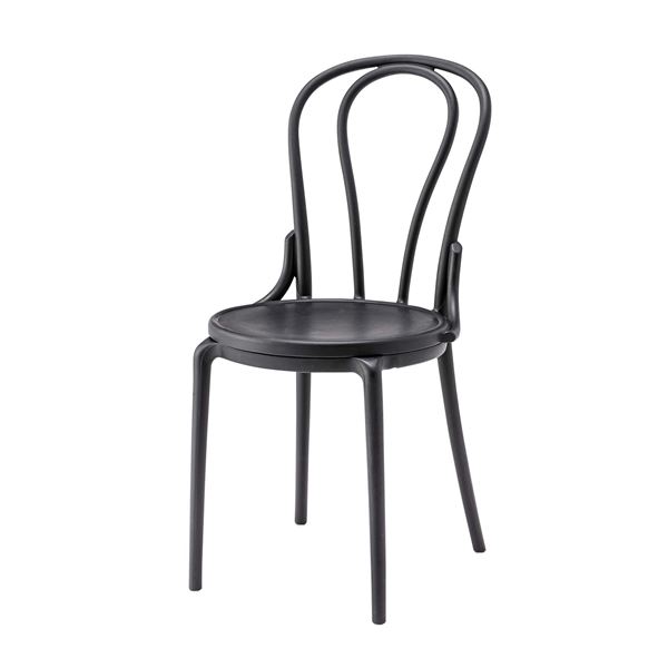 チェア/椅子 ブラック 約W43.5×D53×H87×SH45cm 組立品