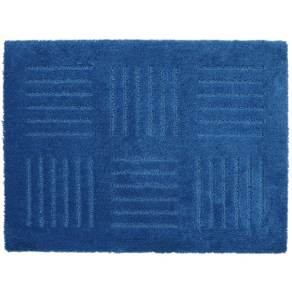 オカ ピタプラス ブリック キッチンマット ブルー 45×60cm（インテリアマット） 【北海道・沖縄・離島配送不可】