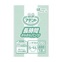 ＜＜ご注意下さい＞＞こちらの商品はメーカーよりお客様へ直接お届けの品になります。 当店での在庫はしておりません。在庫の有無はメーカー在庫のみになりますので、急な欠品や急に廃盤になる可能性がございます。また、上記理由により代金引換便はご利用いただけません。ご注文頂いた商品はメーカーに在庫を確認の上改めてご連絡させていただきますので予めご了承お願い致します。こちらの商品の配送について こちらの商品につきましては送料をお安くするために メーカーより直接お客様へ配送しております。メーカーが使用する運送会社の都合により配送条件が通常の商品と異なりますのでよろしくお願いします。こちらの商品の包装(ラッピング)について○上記の理由(メーカーより直送)により包装はできませんので予めご了承お願いします。こちらの商品のお支払いについて○こちらの商品のお支払い方法は 代金引換便はご利用できませんの で予めご了承お願いします。こちらの商品の不具合について○お届けしましたこちらの商品に不具合があった場合、商品到着日より1週間以内に当店にご連絡ください。メーカーが直接対応させて頂きます。 ○お客様がご自身で修理された場合、費用の負担は致しかねますので予めご了承下さい。■サイズ・色違い■L-LL 1パック（18枚） 5セット[当ページ]■M-L 1パック（20枚） 5セット■商品内容【ご注意事項】この商品は下記内容×5セットでお届けします。●L〜LLサイズの18枚入●するっと片手ではけて、おしりにピタッとフィット。●「さらさら感覚吸収体」で排尿後もお肌安心。●包み込むように面でやさしくフィット。快適な肌ざわりの良い素材を採用。●長時間の使用でも安心の耐久性と吸収量。●背中側は白い糸ゴム、おなか側のみ色付きの糸ゴムを採用。前後が分かりやすく使いやすい。●立てる・座れる方に。■商品スペックサイズ：L〜LL種類：長時間備考：※メーカーの都合により、お届け商品のパッケージと仕様が変更になる場合がございます。※メーカーの都合により、商品パッケージが変更になる場合がございます。吸収量：約780ccウエストサイズ：80〜125cmシリーズ名：アテント吸収量目安：約5回分