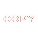 (まとめ) TANOSEE スタンパー 「COPY」赤 1個 〔×30セット〕【代引不可】【北海道・沖縄・離島配送不可】