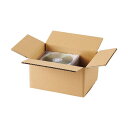 (まとめ)TANOSEE 無地ダンボール コンパクトタイプ 220×155×120mm 1パック(20枚) 〔×3セット〕 【北海道・沖縄・離島配送不可】