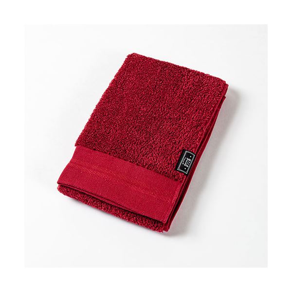 (まとめ) 楠橋紋織 くすばしタオル ダブルスター DOUBLE STAR タントロ フェイスタオル 約34cm×85cm ボルドー 1-68265-31-WI 〔×5セット〕