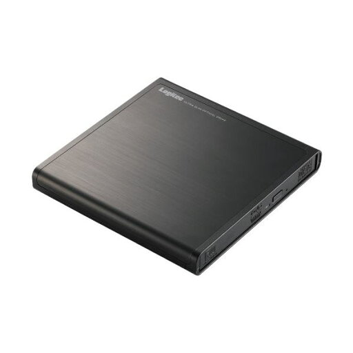 ロジテック USB2.0ポータブルDVD編集再生書込ソフト付き ブラック LDR-PMJ8U2VBK 1台 ロジテック USB2.0ポータブルDVD編集再生書込ソフト付き ブラック LDR-PMJ8U2VBK 1台