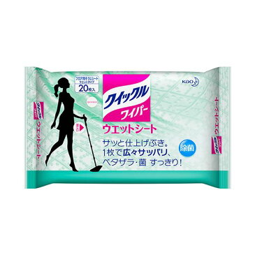 (まとめ)クイックルワイパー ウエットシート 20枚入×10パック〔×3セット〕【代引不可】【北海道・沖縄・離島配送不可】